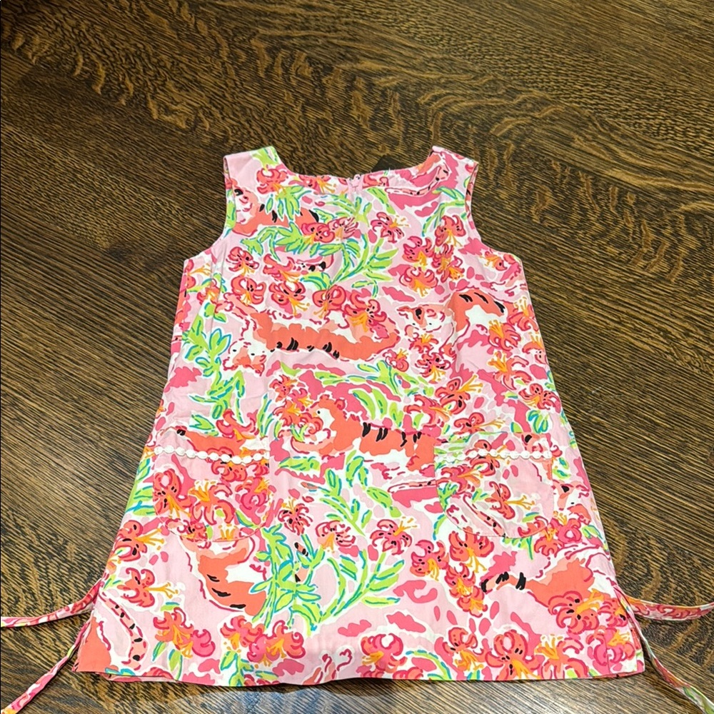Lilly Pulitzer Pink and Orange A-line Knee-length Dress